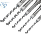 6-Piece Mortise Chisel Drill Bit Set 6.4mm 8mm 9.5mm 12.7mm 14mm 16mm