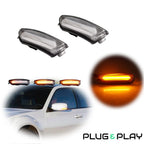 2X Amber LED Side Mirror Turn Signal Lights for Chrysler 300 (2011–2023)
