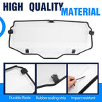 Clear Rear Windshield for Honda Talon 1000X-4 (2020–2023)