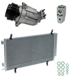 AC Compressor Kit with Condenser for Chevrolet Camaro 3.6L (2015–2015)