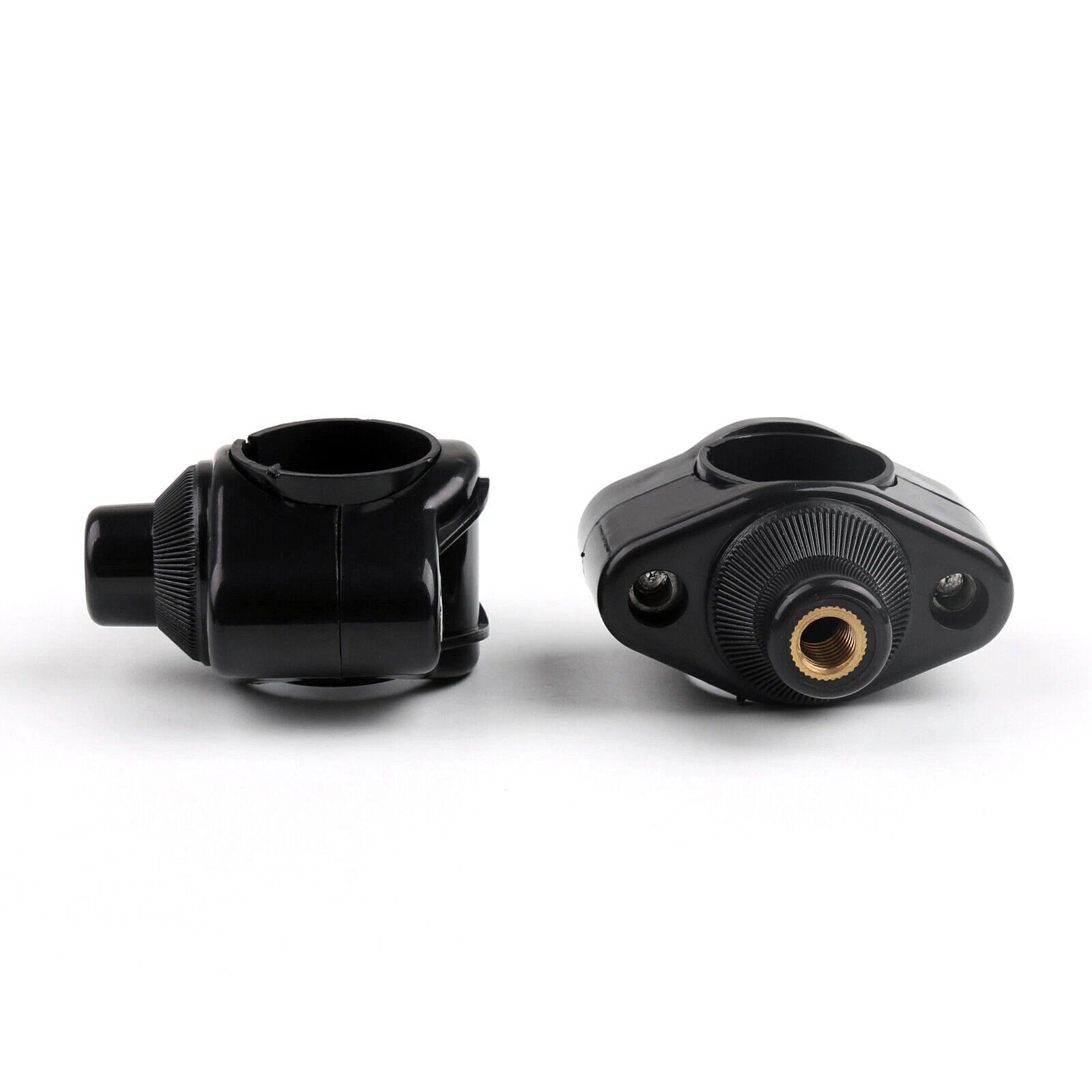 Set of 2 Windshield Mounting Hardware Handlebar Clamps for