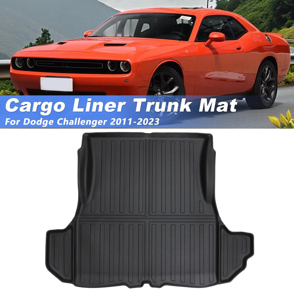 All Weather Cargo Mat for Dodge Challenger (2011–2023) TPE Trunk Liner