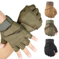 Motorcycle Motocross Gloves for Motorbike Racing (Fingerless Tactical)
