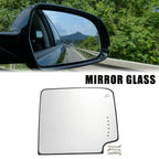 Heated Right Upper Side Rearview Mirror Glass for Chevrolet Silverado 