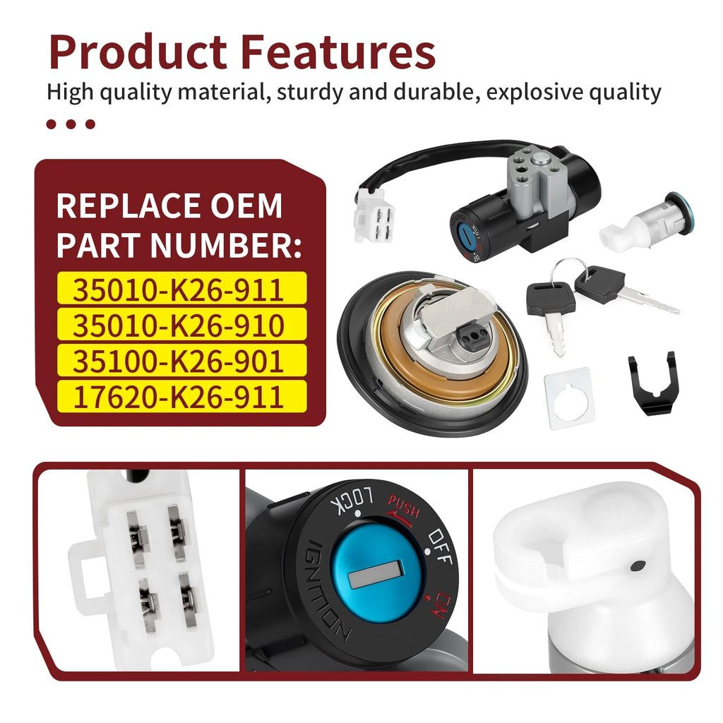Ignition Switch Fuel for Honda Grom 125 (2014-2015)