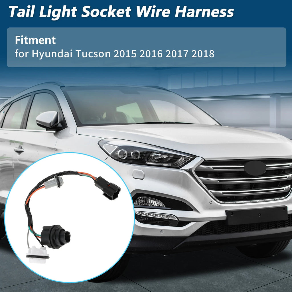 Tail Light Socket Wiring Harness for Hyundai Tucson (2016–2018) No. 92480-D3010