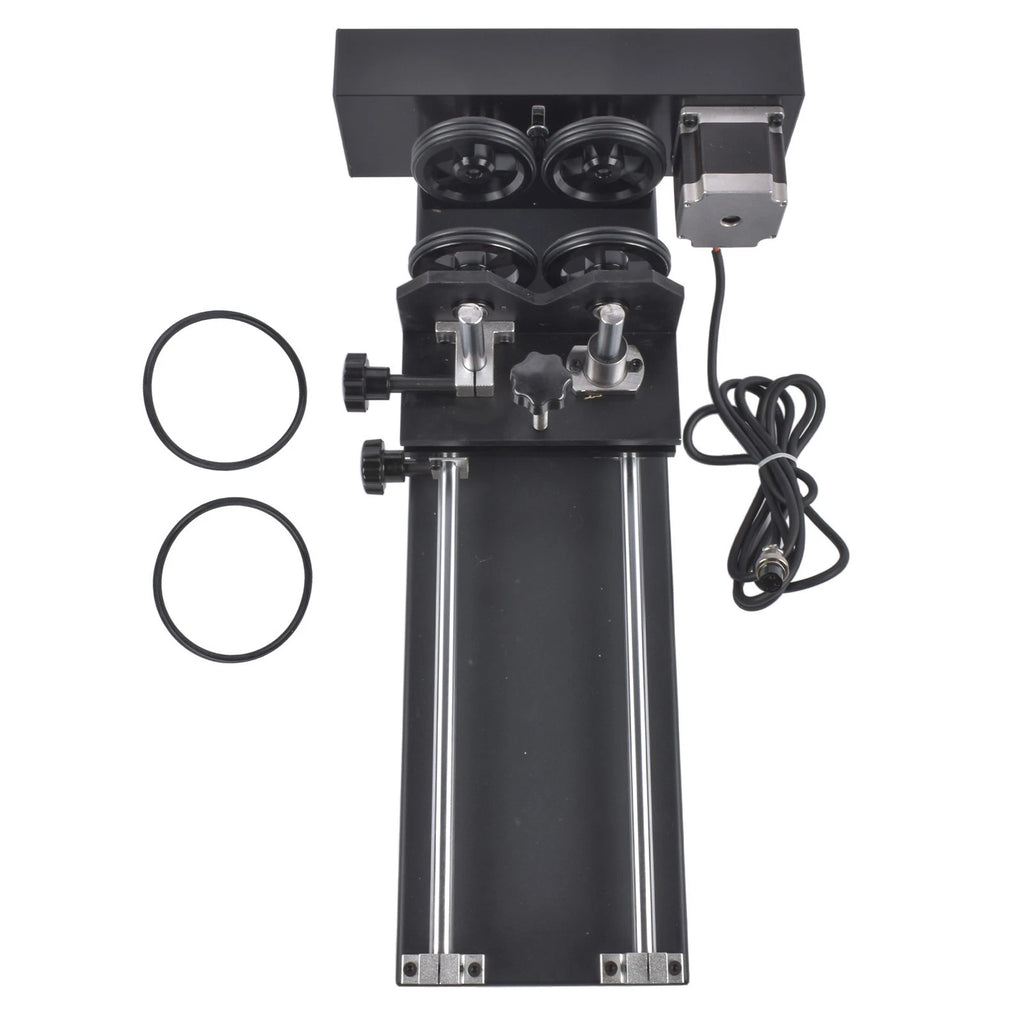 4-Wheel Rotary Axis Attachment for CO2 Engraver (50W–130W)