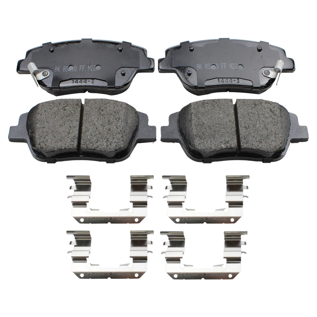Front ProAct Disc Brake Pads Akebono ACT1444 for Hyundai Sonata Kia Optima (2011–2019)