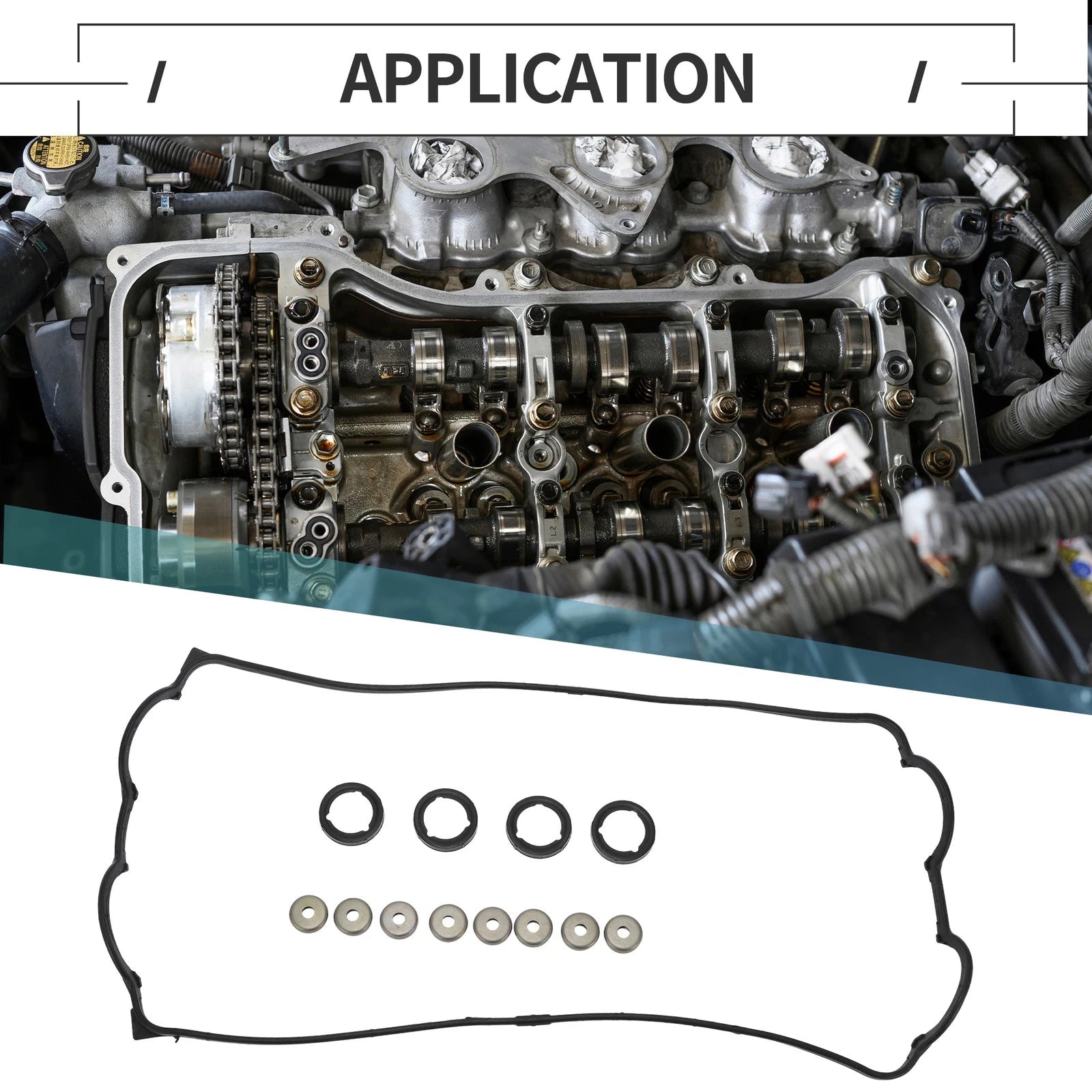 Valve Cover Gasket No. 12341PR3000/12342PT2000 for Honda Civic del Sol (1994–1997)