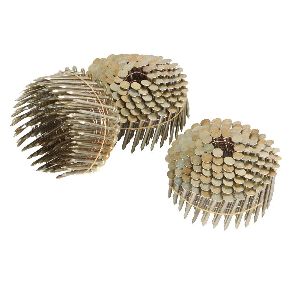 Coil Roofing Nails for Roofing Projects (1-3/4" × 0.12", Galvanized)