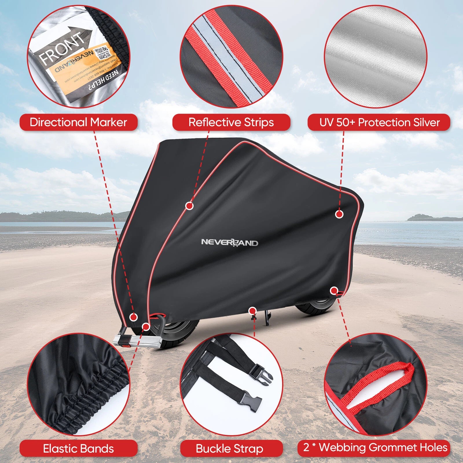 Motorbike Cover for Neverland (Waterproof, UV, Dust, Snow)