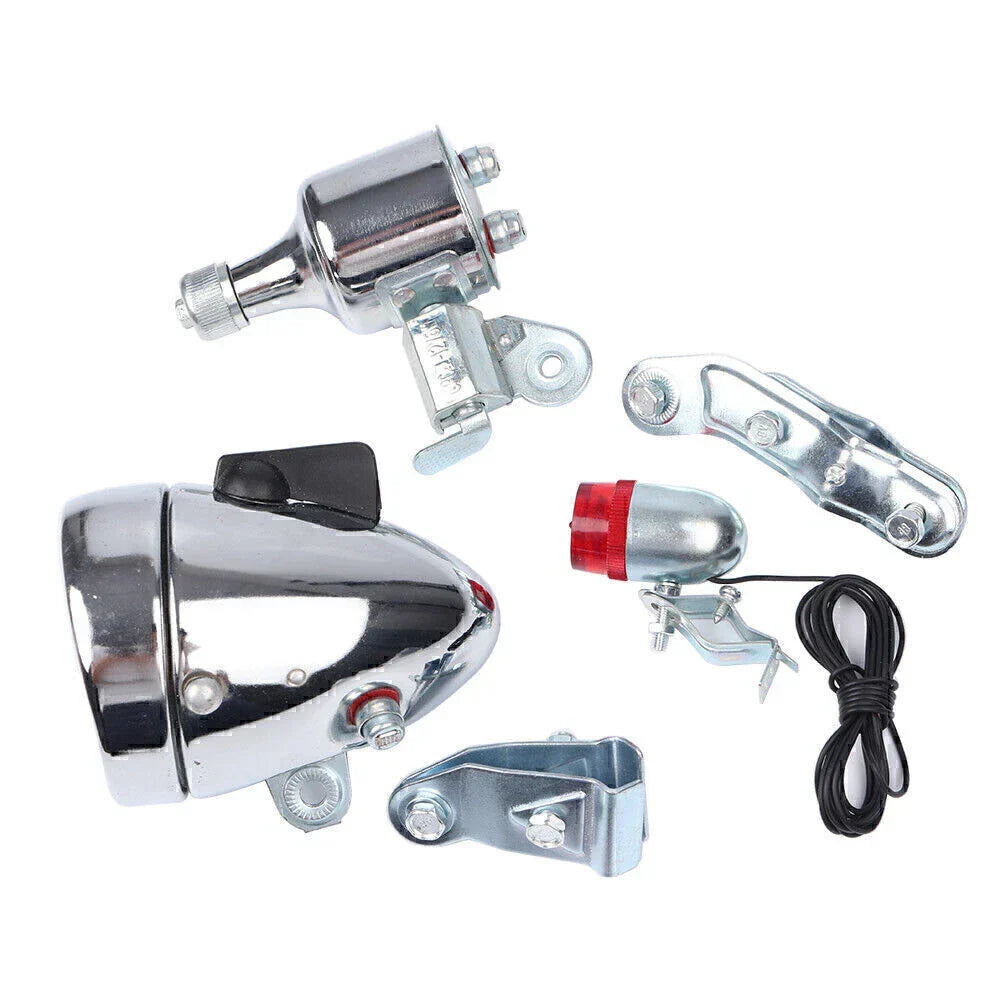 Dynamo Front Headlight for Bicycle - White Lamp (Durable)