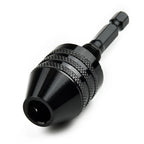 1/4in Keyless Chuck Conversion Hex Shank Adapter Drill Bits Quick Change Driver