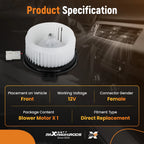 Heater Blower Motor for Mazda 6 (2014-2017)