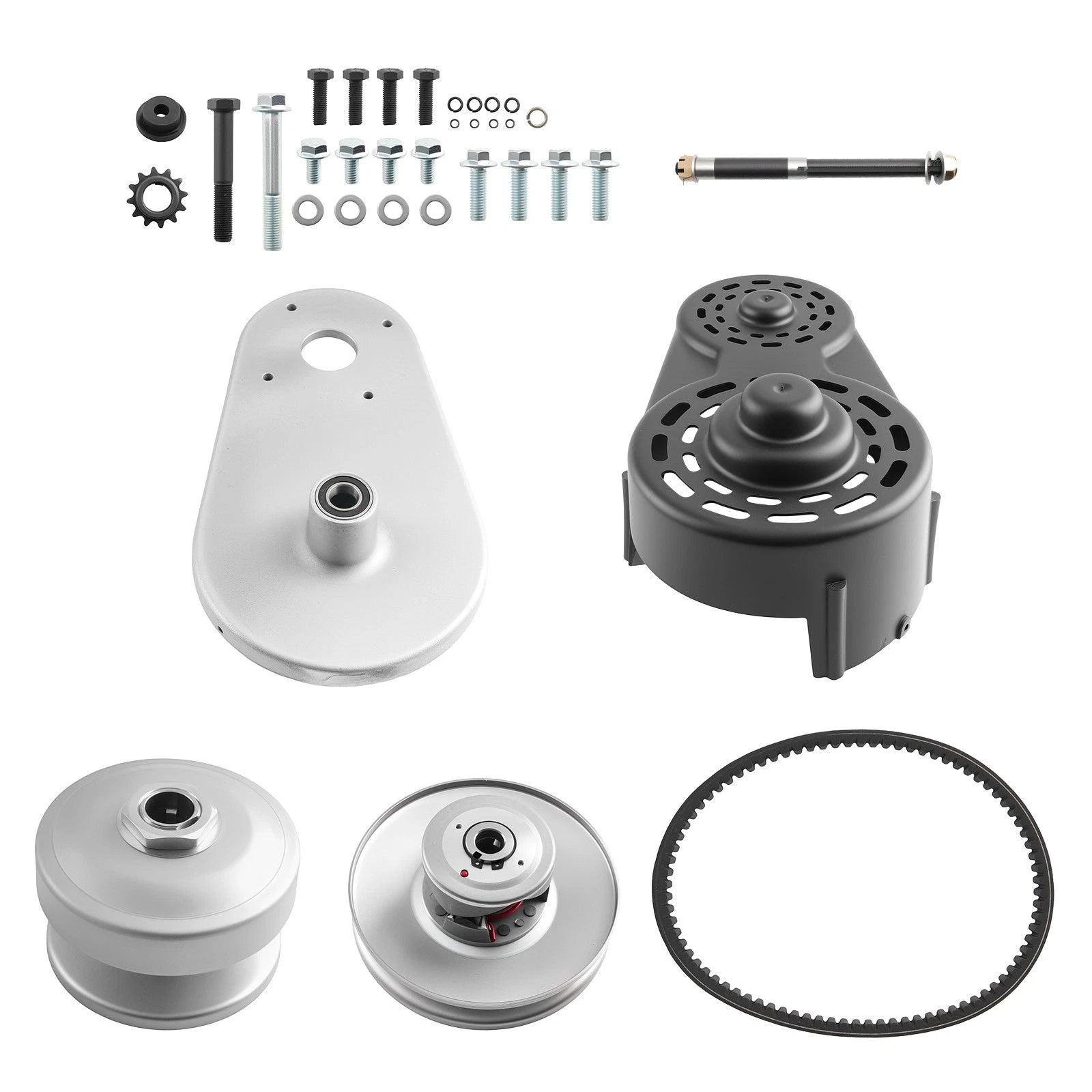 Torque Converter Kit for Go Kart 9-16HP (1" Crankshaft, 1/4")