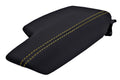 Leather Console Lid Armrest Cover for Subaru Impreza (2017–2020) Yellow Stitch