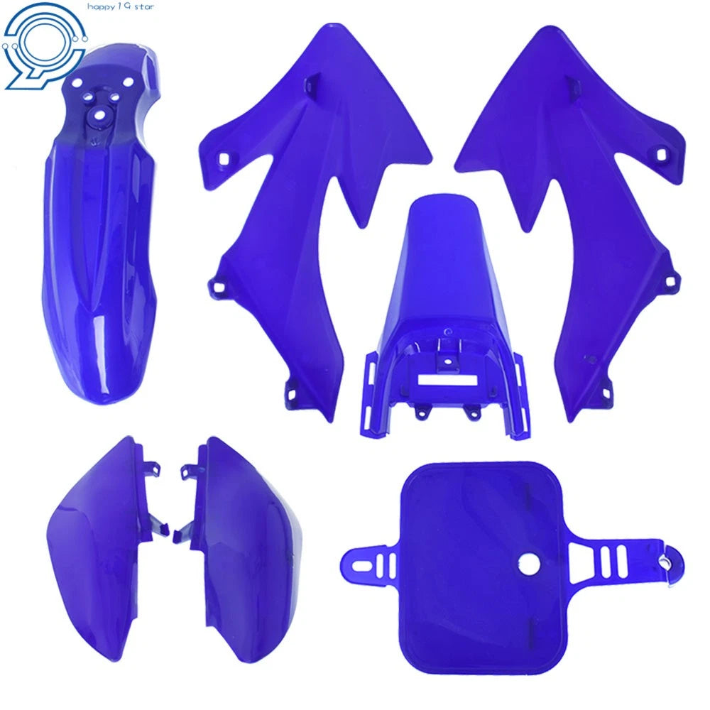 Fender Fairing Kit for Honda XR50 CRF50 (2000–2023) - Blue