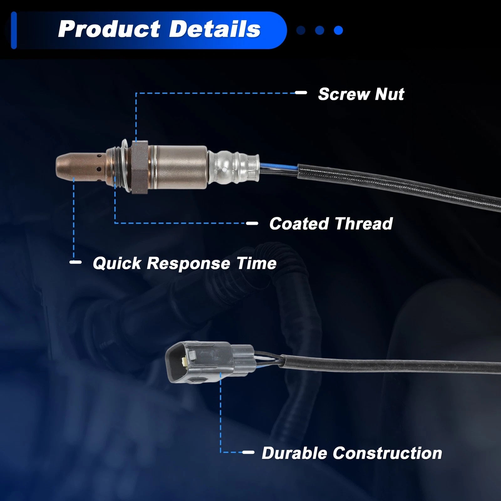 2X Upstream & Downstream Oxygen Sensor for Toyota Tundra 4.0L V6 (2007–2010)