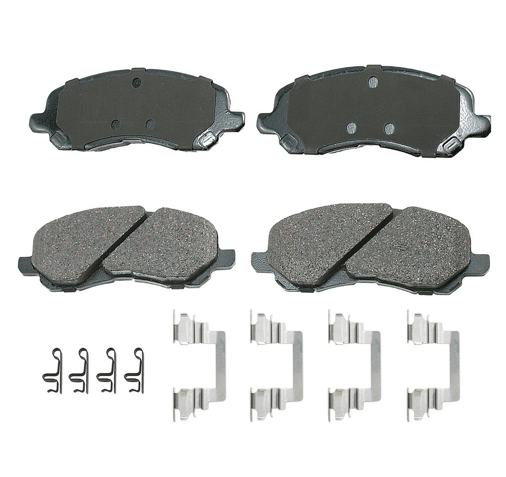 Front Brake Kit 294mm Rotors Akebono Ceramic Pad for Dodge Caliber/Compass/Patriot (2007–2012)