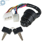 Ignition Switch with Keys for Yamaha Gas Golf Cart G1 (1979–1989)