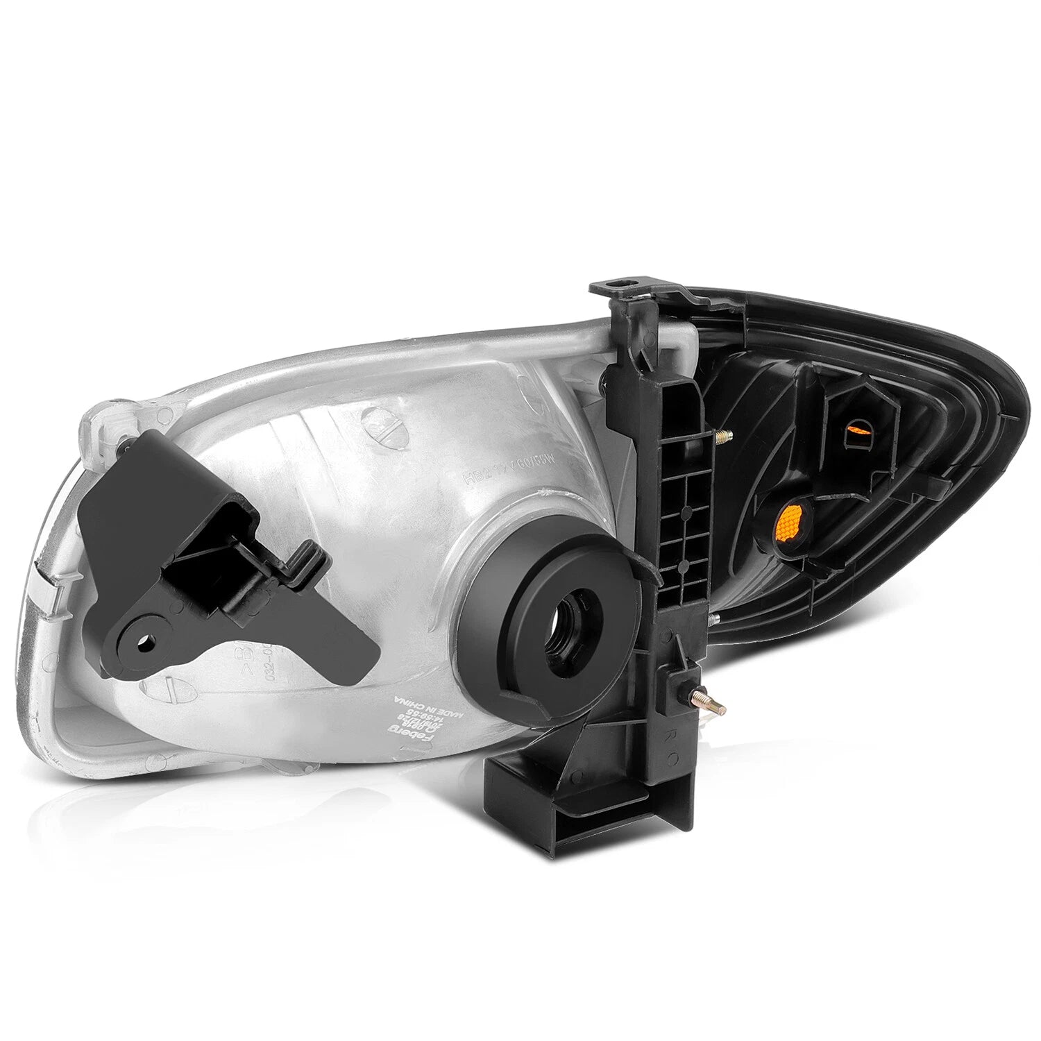 Headlight Assembly for Toyota Tacoma (2001-2004) Black Housing Clear Lens Pair