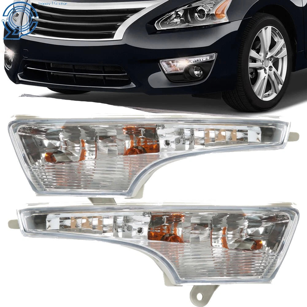 Set of 2 Front Turn Signal Lights for Nissan Altima (2013–2016)