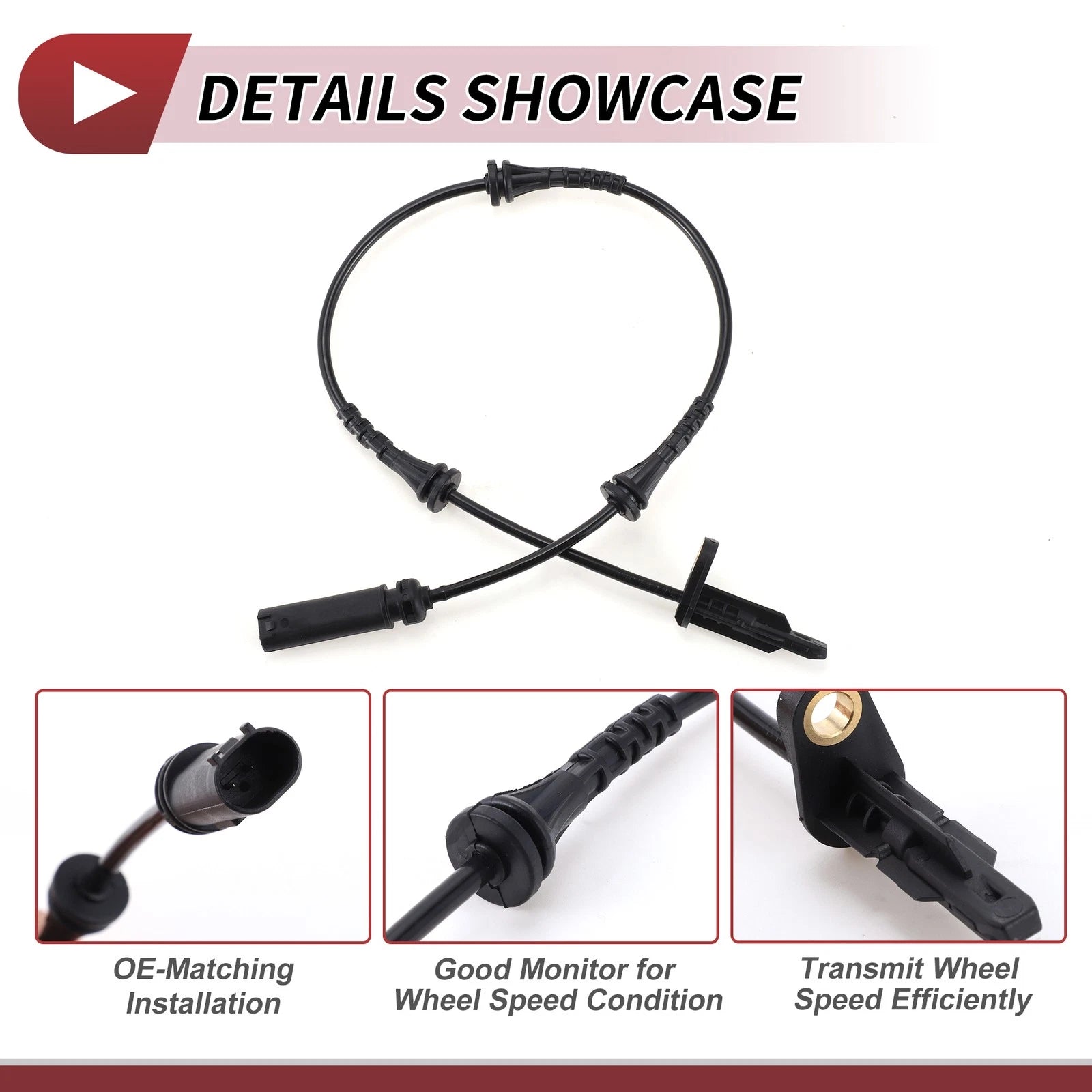 ABS Wheel Speed Sensor No. 0265006866/34526862806 for BMW 3 Series 