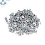 100 Pack Rivet Nut Insert Nutsert for Universal Applications (10-24)