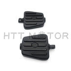 Black Flame Skull Foot Pegs for Harley-Davidson (H-D Male Mount)