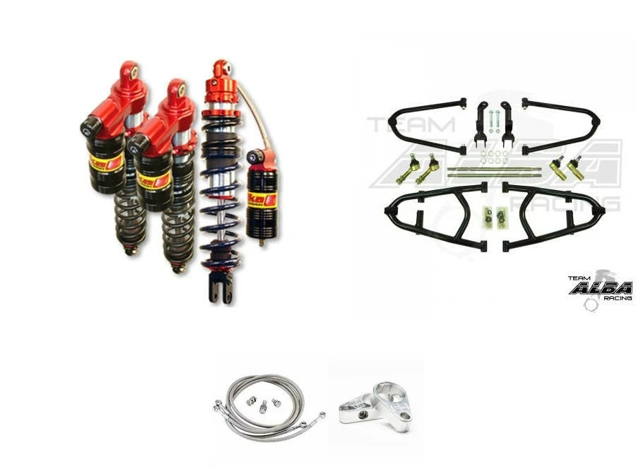 Adjustable A-Arms & Elka Shocks Suspension Kit for Raptor 660 (2001–2005)