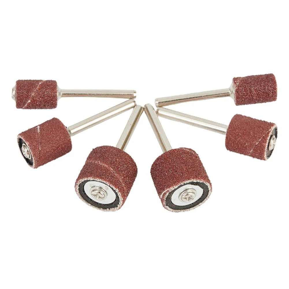 Sanding Drum Band Mandrel Set for Rotary Tool (1/2in, 3/8in, 1/4in, 120 Grit)