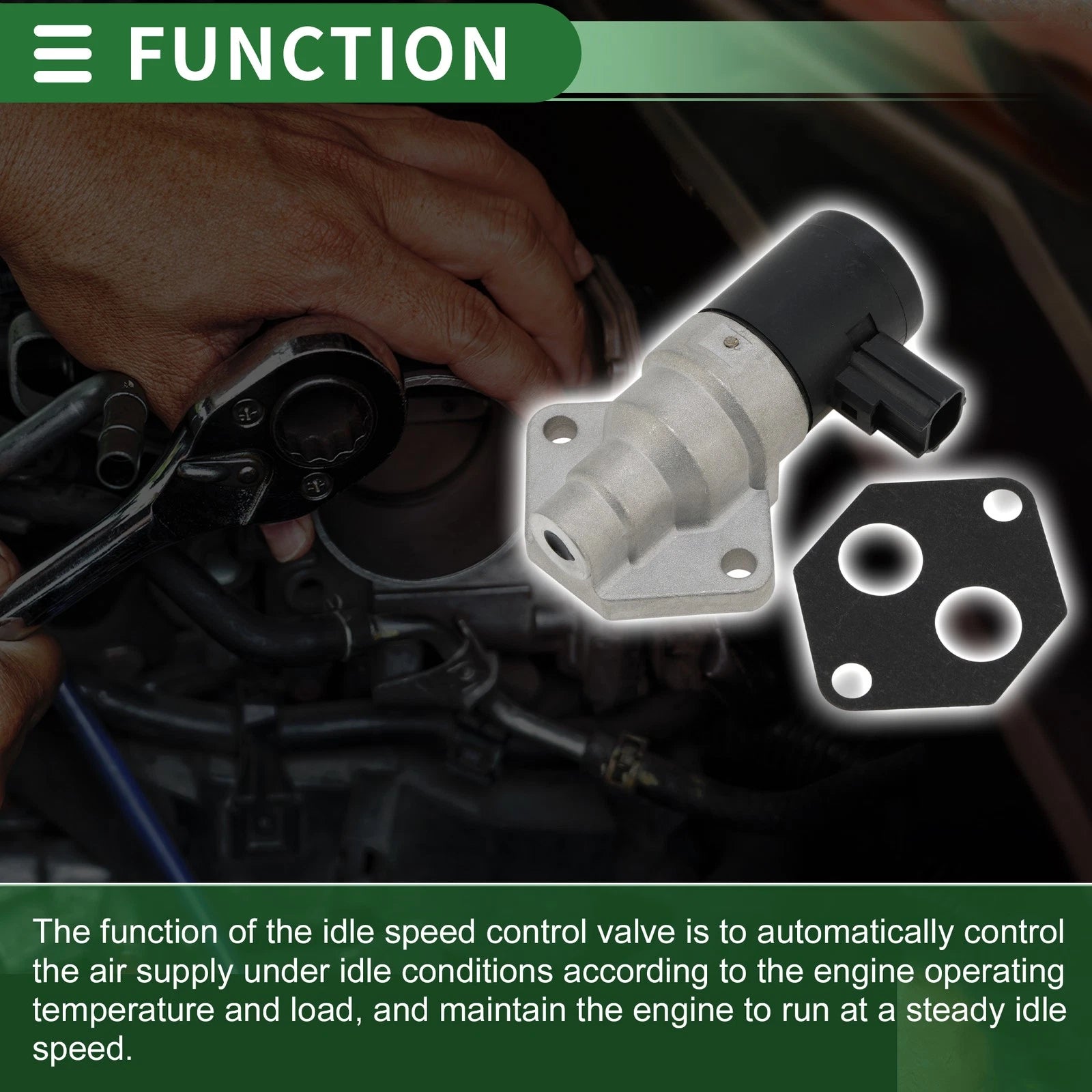 Idle Air Control Valve for Ford Escort (1997–2001) No.F7CZ9F715AC