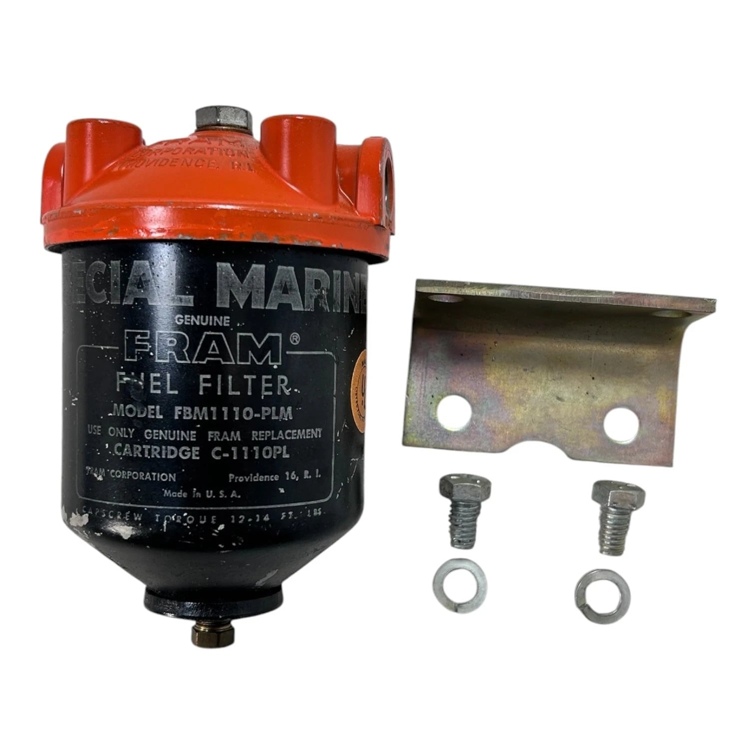 Marine Fuel Filter w/ Bracket for Special Marine Fram FBM1110-PLM