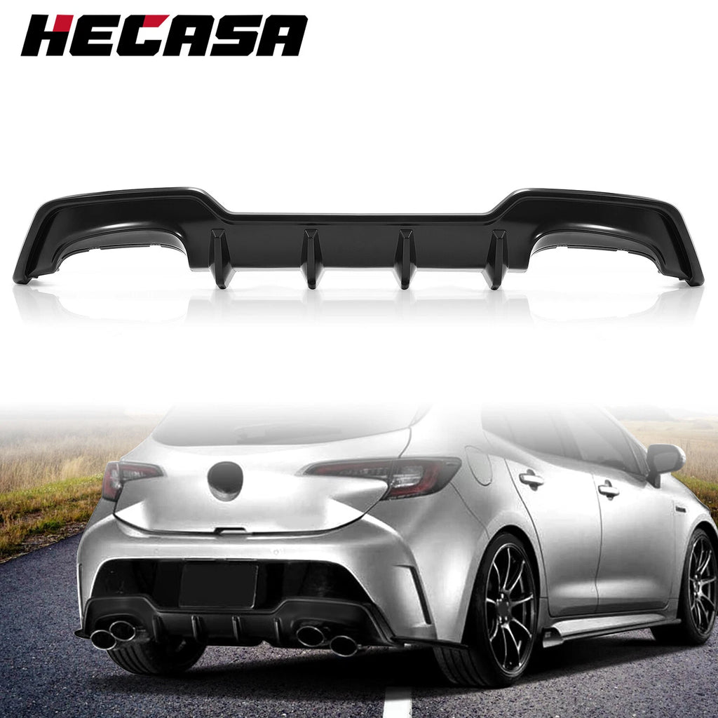 Rear Bumper Diffuser for Toyota Corolla Auris Hatchback (2019–2022)