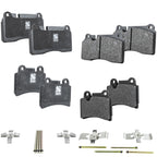 Brake Pad Set for Volkswagen Touareg (2006–2010) Front Rear 2 Piston