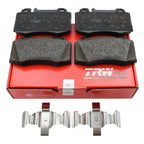 Set of 4 TRW Pro Low-Metallic Brake Pads for MB W203 CL203 W211 W163 W220 R171