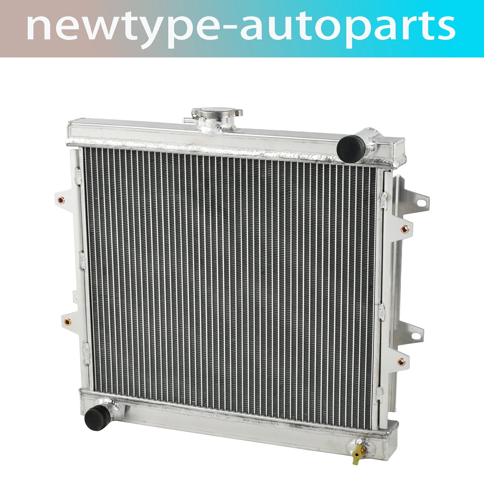 3Row Aluminum Radiator for Toyota Pickup 1984–1995, 4Runner 1992–1995 L4 2.4L
