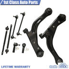 8pc Front Suspension Control Arm Kit for Ford Escape Mazda Tribute (2001-2004)