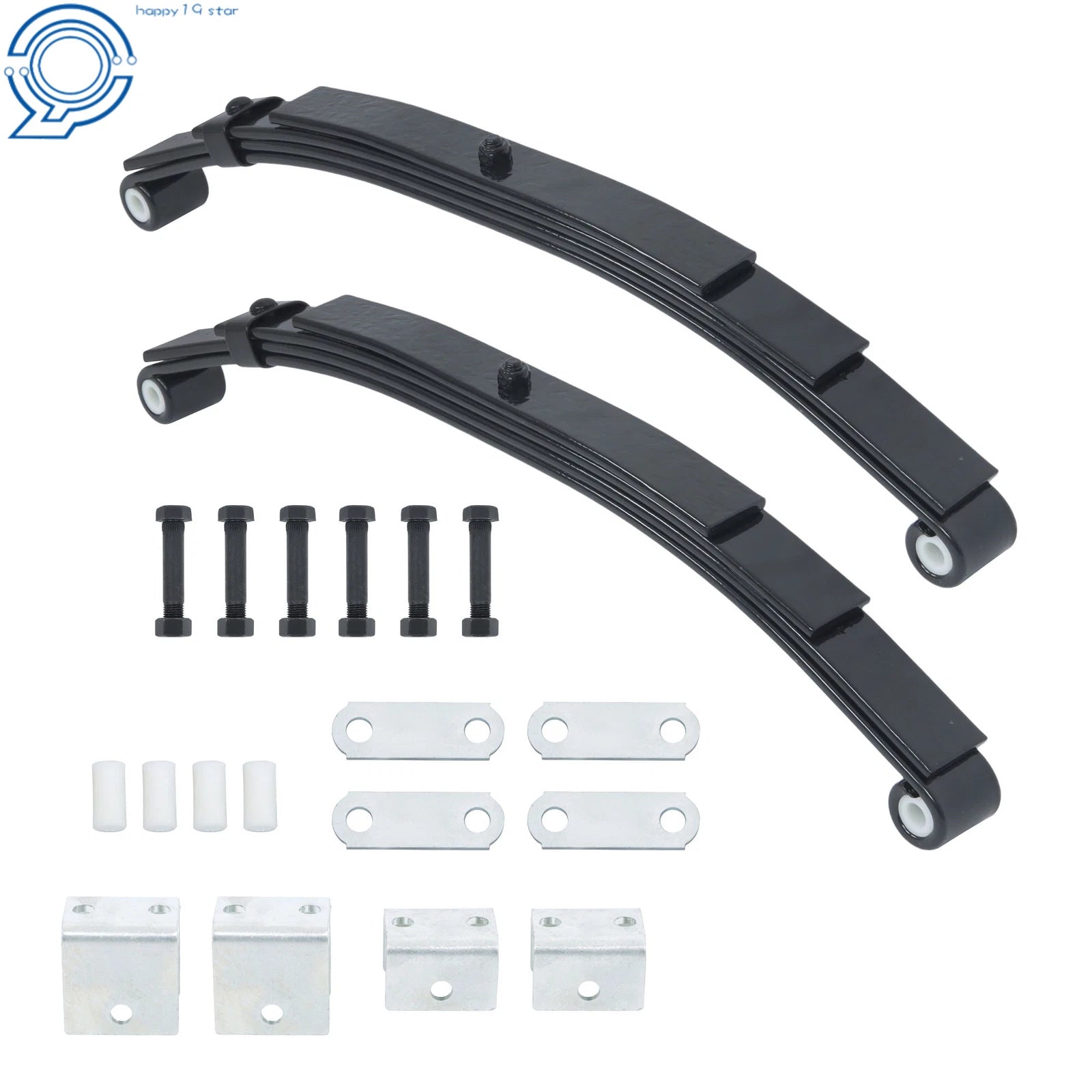 Trailer Axle Suspension Kit for 5000lbs (2500 lb Leaf Spring)