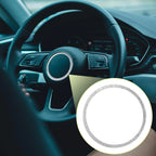 Steering Wheel Trim Ring for Audi A6 S3 RS5 A5 (Silver Tone)