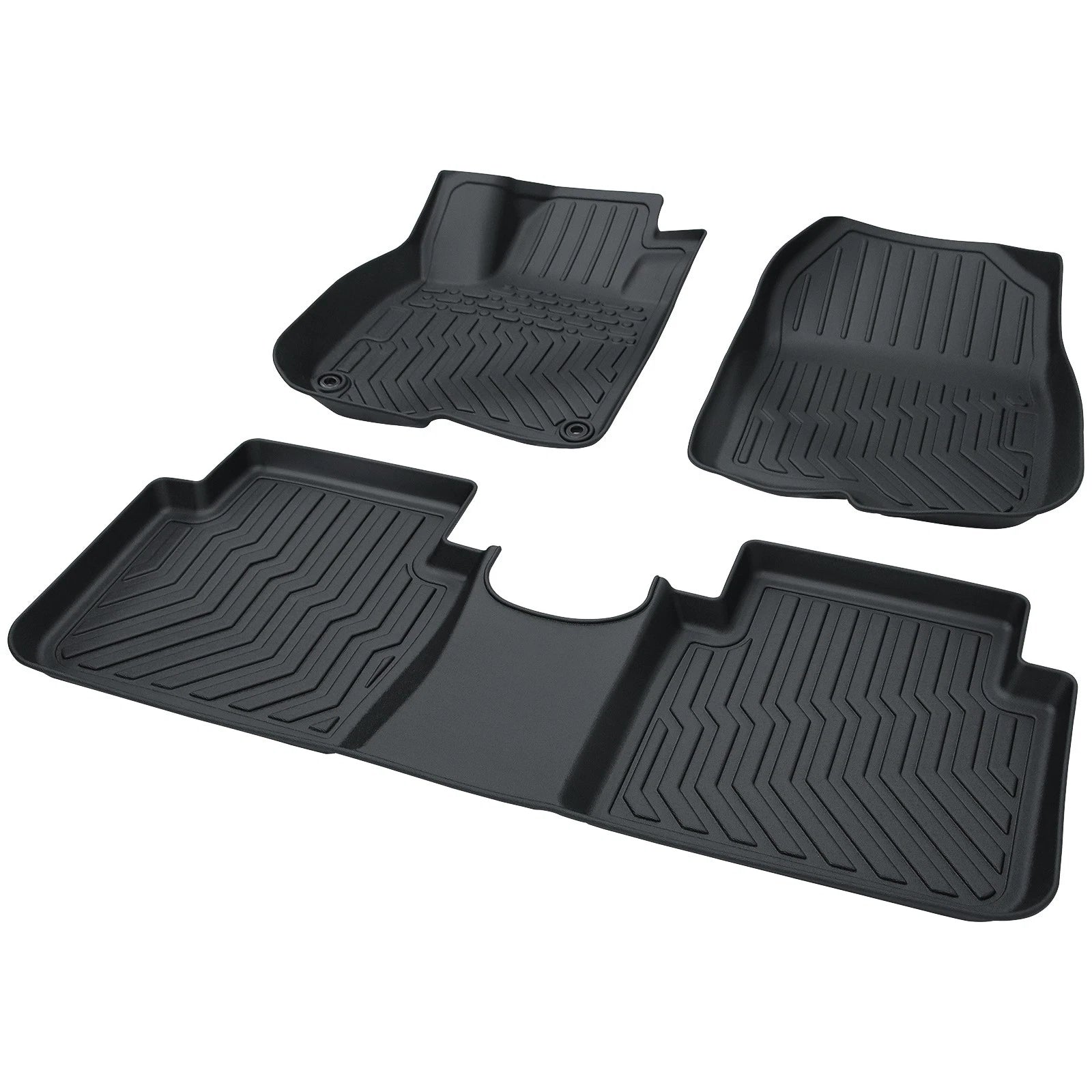 Set of 4 TPE Rubber All Weather Floor Mats for Honda CR-V (2017–2022)
