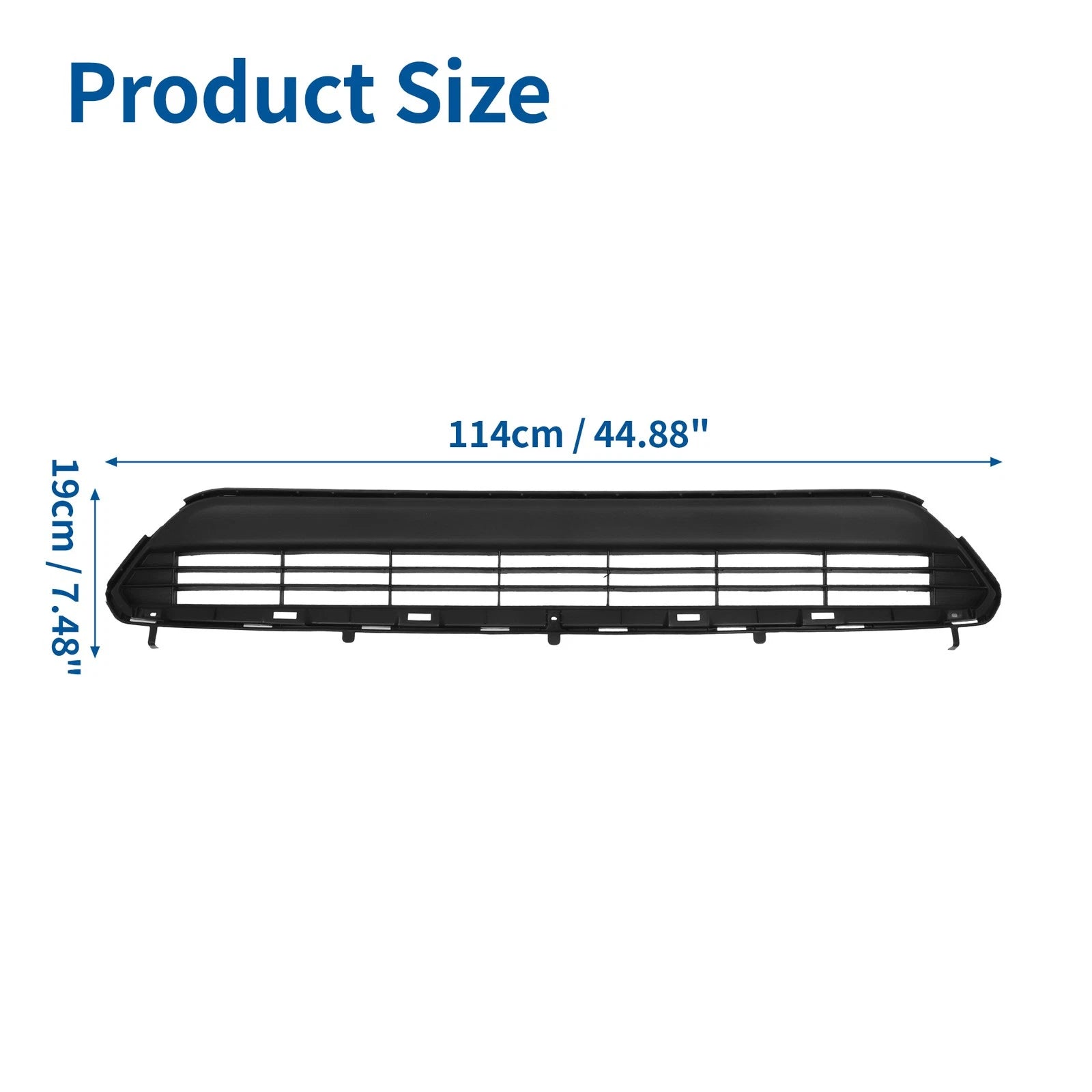 Front Hood Bumper Grille for Toyota Highlander (2011–2013) No.531120E070