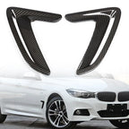 2X Side Body Marker Fender Air Wing Vent Trim for BMW 3 Series GT (2013–2017)