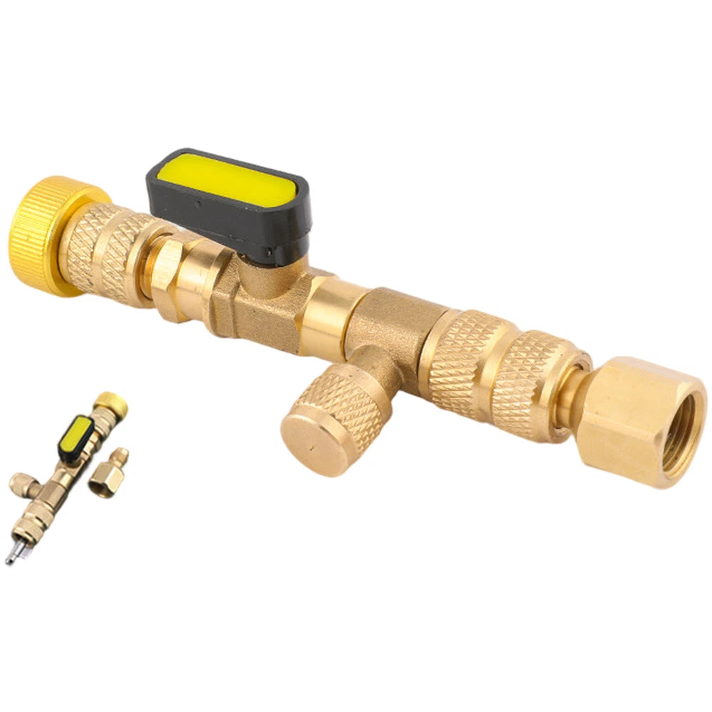 Quick Valve Core Removal Tool for Air Conditioning with Adapter
