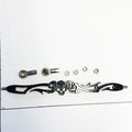 Black Skull Shift Linkage for Harley Softail Dyna Wide Glide (FXDWG, FLHR, FLHT, FLT)