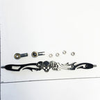 Black Skull Shift Linkage for Harley Softail Dyna Wide Glide (FXDWG, FLHR, FLHT, FLT)