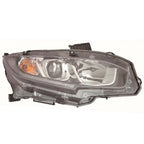 Replacement Passenger Side Halogen Headlight Assembly for compatible Make Model (2005–2015)