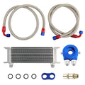Oil Cooler & Filter Relocation Kit for Universal 13 Row AN10 Engine