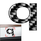 Lowercase Alphabet Letter Decals for Car Badges (Universal Fit)