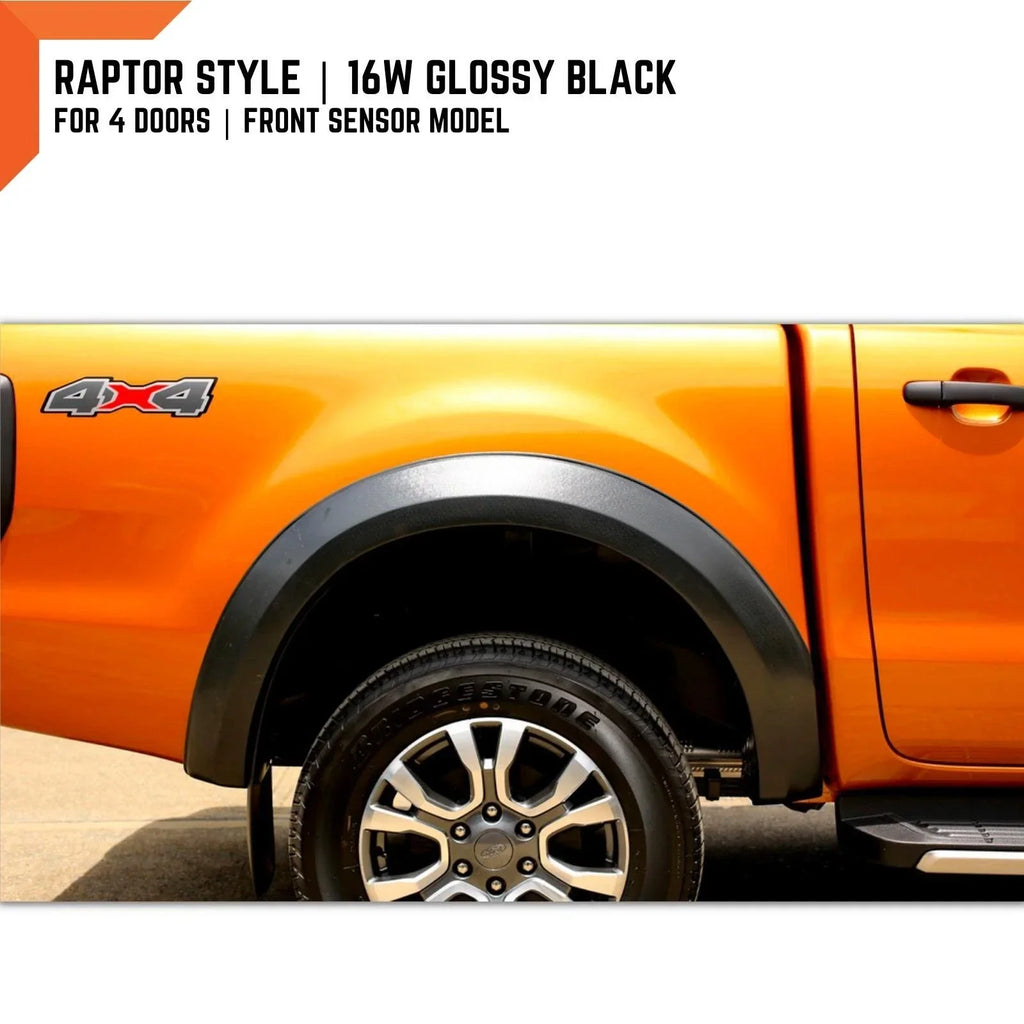 16W Black Fender Flare Arch for Ford Ranger PX3 (2018-2021)
